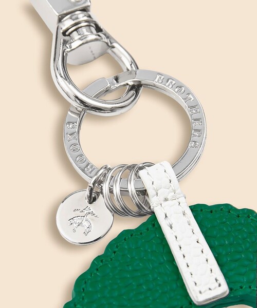 BROOKS BROTHERS（ブルックスブラザーズ） キーホルダー カウレザー GF