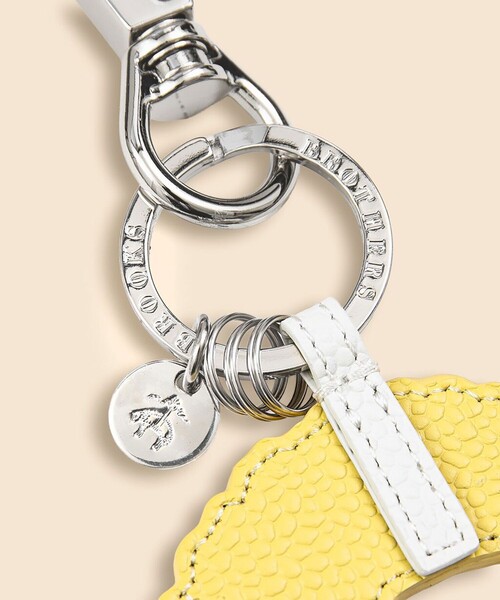 BROOKS BROTHERS（ブルックスブラザーズ） キーホルダー カウレザー GF