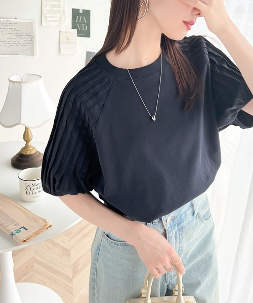 「classicalelf」 半袖カットソー LARGE ブラック レディース_画像9