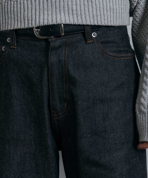 LURAKU セミフレアリジットデニム LURAKU ジーンズ 「LURAKU」Semi-flared Rigid Denim / LURAKU