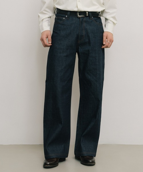 LURAKU ジーンズ 「LURAKU」Semi-flared Rigid Denim / LURAKU