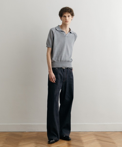 LURAKU ジーンズ 「LURAKU」Semi-flared Rigid Denim / LURAKU