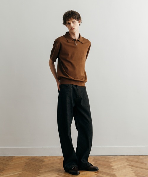 LURAKU ジーンズ 「LURAKU」Semi-flared Rigid Denim / LURAKU