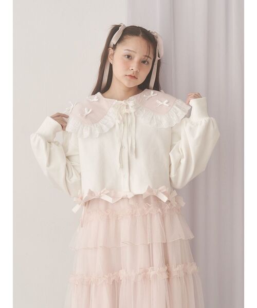 merry jenny（メリージェニー） つけ襟 付け襟 remakish big collar