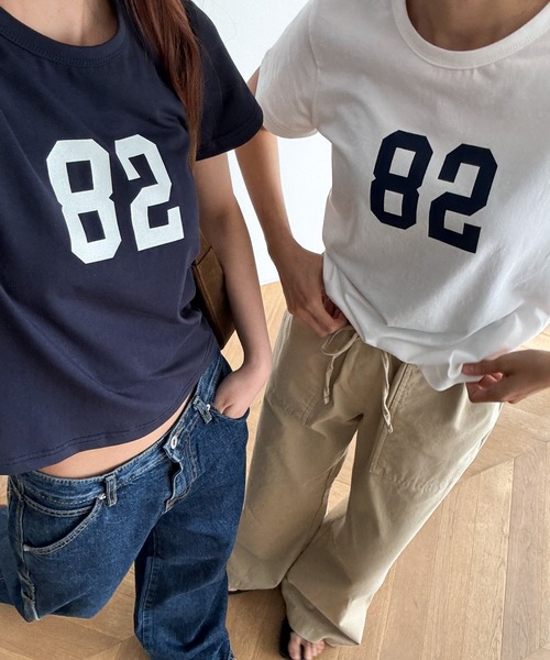 「CANAL JEAN」 半袖Tシャツ ONE SIZE ホワイト レディース_画像2