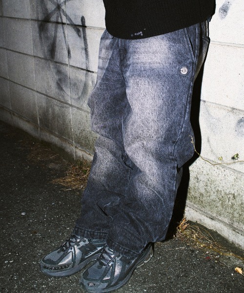 ELEMENT（エレメント） ワイドパンツ ジーンズ メンズ SHOD PANTS 