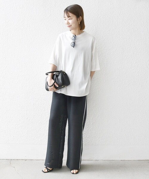 「SHIPS any」 半袖Tシャツ ONE SIZE ホワイト レディース_画像2