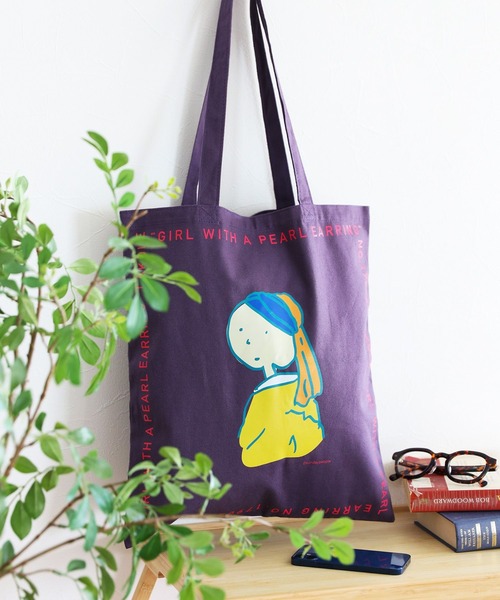 LAKOLE（ラコレ） トートバッグ 「世界の名作」スクエアトートバッグ