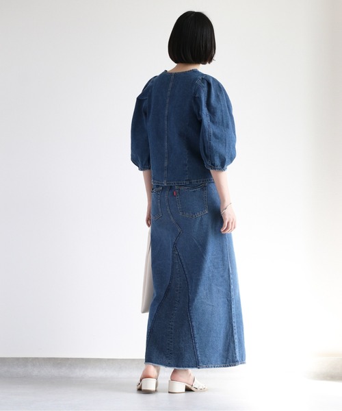 「cepo」 デニムジャケット M ブルー レディース_画像8