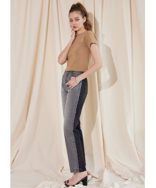 「ALEXIA STAM」 半袖Tシャツ M オフホワイト レディース_画像9