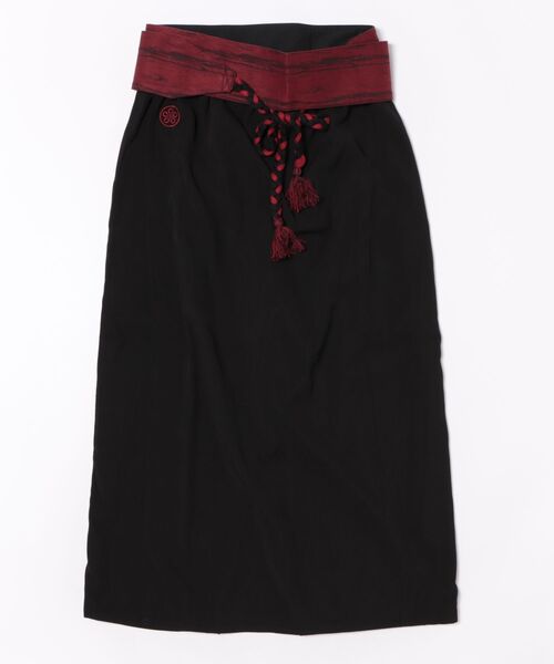 カヤ パンツ 「カヤ」倭の晴れ着 メンズ帯付きラップ風パンツ メンズ