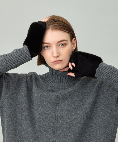 ICB（アイシービー） 手袋 ファー手袋 レディース : ZOZOTOWN Yahoo!店