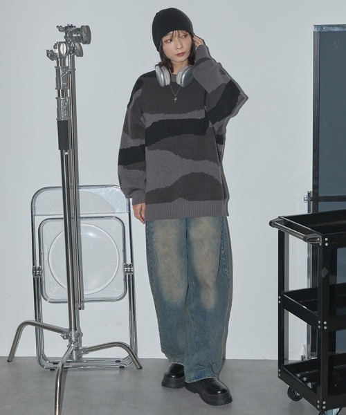 Anchor Smith（アンカー スミス） ニット セーター カモフラージュ