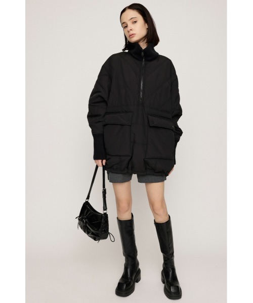 ジャケット・アウター QUILTING STAND NYLON PULLOVER SLY moussy SLY（スライ） ブルゾン アウター QUILTING STAND NYLON PULLOVER