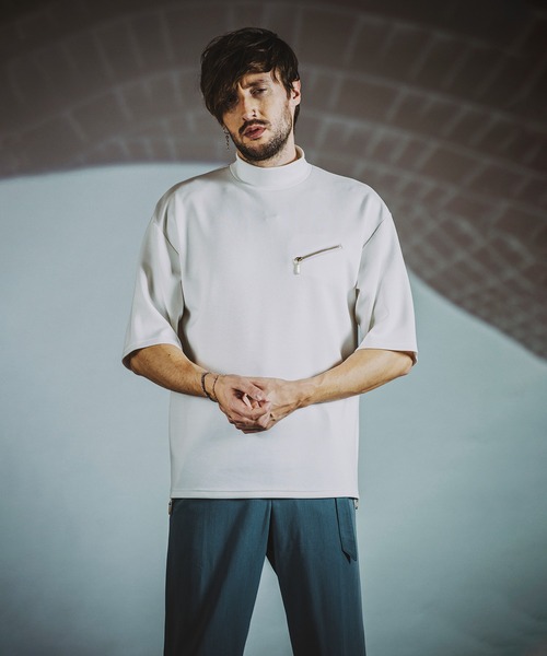 「NO ID.」 半袖Tシャツ ONE SIZE ブラック メンズ_画像2