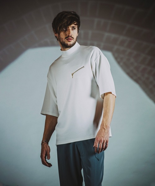 「NO ID.」 半袖Tシャツ ONE SIZE ブラック メンズ_画像7