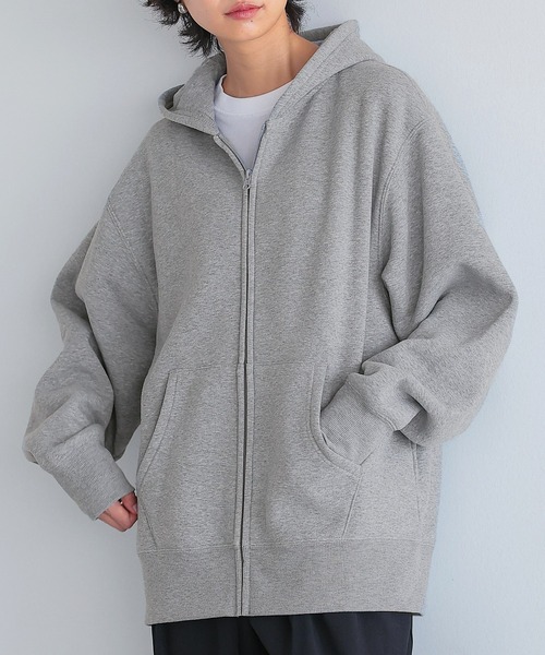 itto パーカー HEAVY WEIGHT SWEAT 裏起毛BIGジップアップパーカー