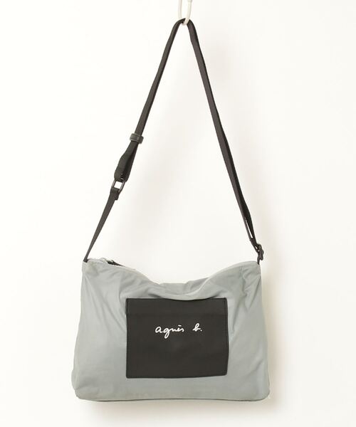 agnes b.（アニエスベー） ショルダーバッグ - グレー メンズ
