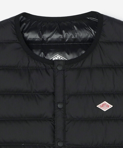 Danton（ダントン） ダウンベスト X-SMALL オリーブ メンズ : ZOZOTOWN