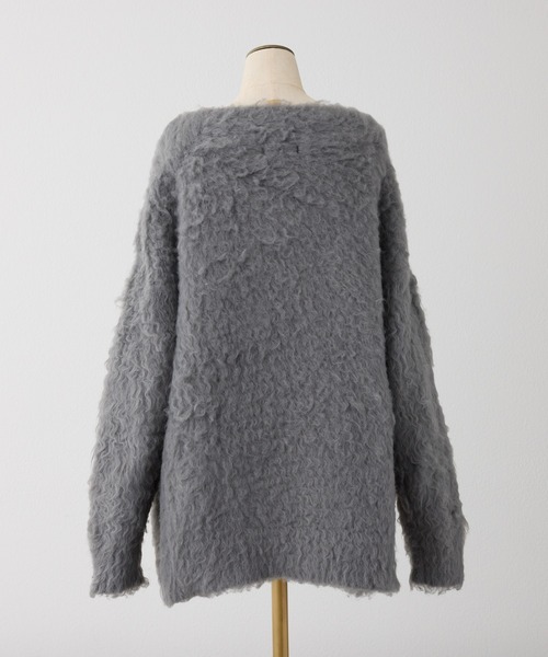 「one after another NICE CLAUP」 長袖ニット FREE オフホワイト レディース_画像4