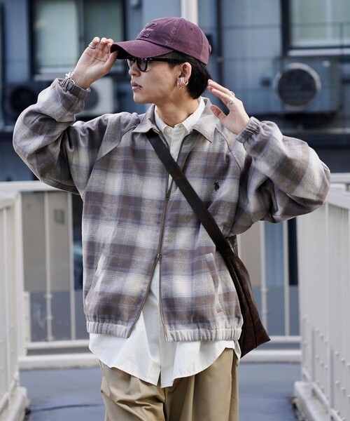 「U.S. POLO ASSN.」 ブルゾン LARGE ブラウン メンズ_画像7