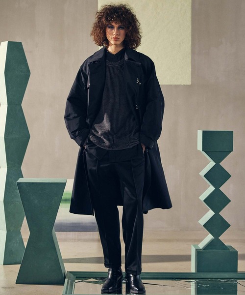 「MAISON SPECIAL」 長袖ニット 2 グレイッシュベージュ メンズ_画像2