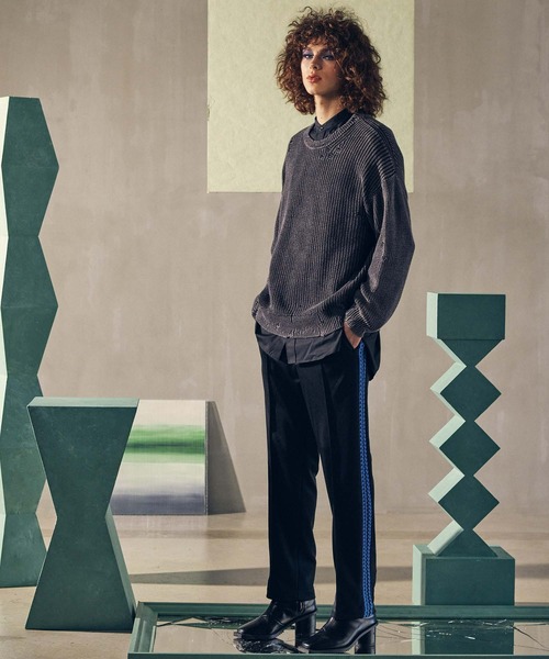 「MAISON SPECIAL」 長袖ニット 2 グレイッシュベージュ メンズ_画像3