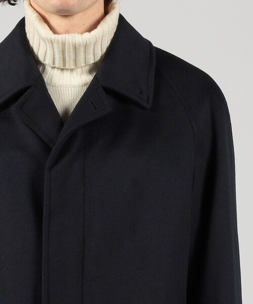 定価83600円 トゥモローランド メンズ ステンカラーコート ウール S TOMORROWLAND（トゥモローランド） ステンカラーコート コート