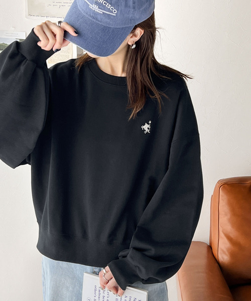 「classicalelf」 スウェットカットソー LARGE ベージュ レディース_画像8