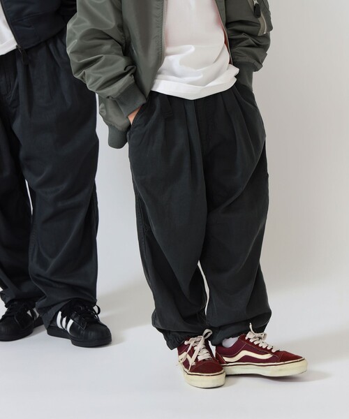 ワイドパンツ パンツ BEAMS × こども ビームス / フェード バルーン パンツ 2026（110〜160cm） キッズ 子供服 男の子 女の子の画像