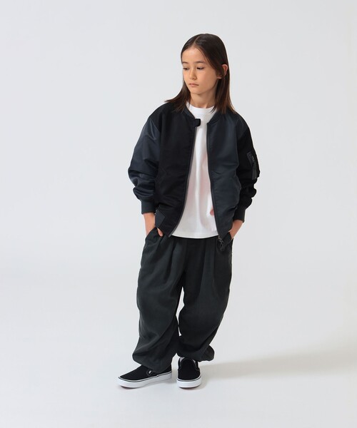 ワイドパンツ パンツ BEAMS × こども ビームス / フェード バルーン パンツ 2026（110〜160cm） キッズ 子供服 男の子 女の子の画像