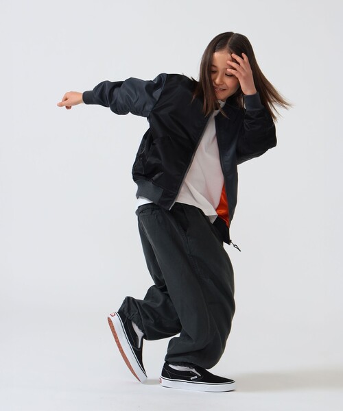 ワイドパンツ パンツ BEAMS × こども ビームス / フェード バルーン パンツ 2026（110〜160cm） キッズ 子供服 男の子 女の子の画像