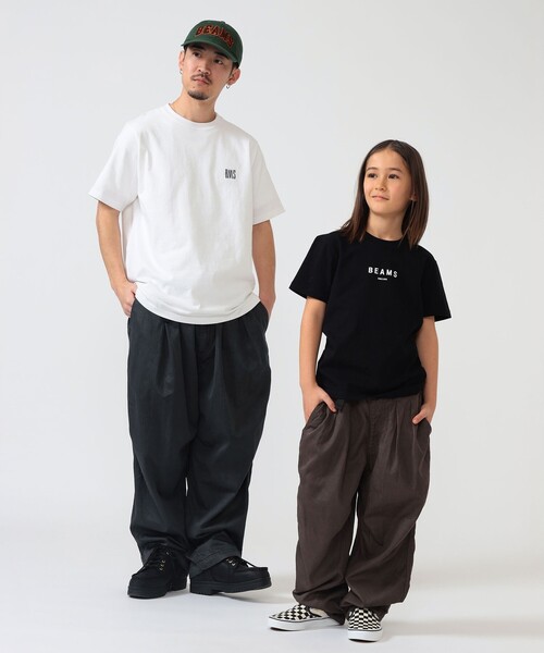 ワイドパンツ パンツ BEAMS × こども ビームス / フェード バルーン パンツ 2026（110〜160cm） キッズ 子供服 男の子 女の子の画像
