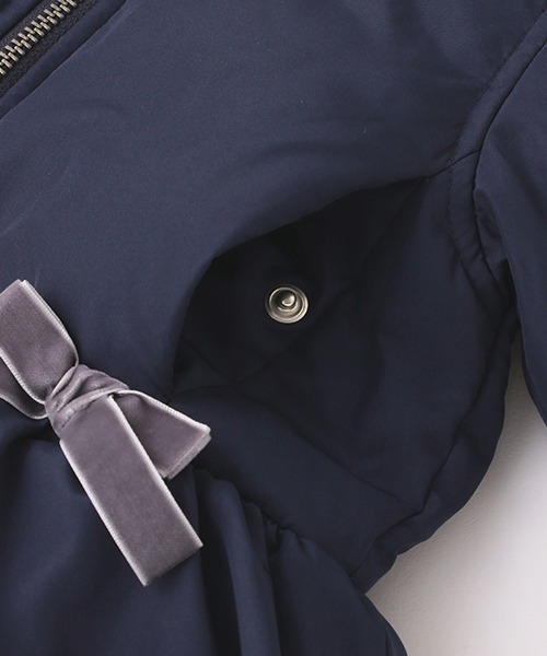 「petit main」 「KIDS」ダウンジャケット 90cm ラベンダー キッズ_画像7