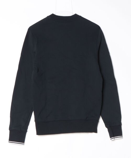 「FRED PERRY」 スウェットカットソー S ネイビー レディース_画像2