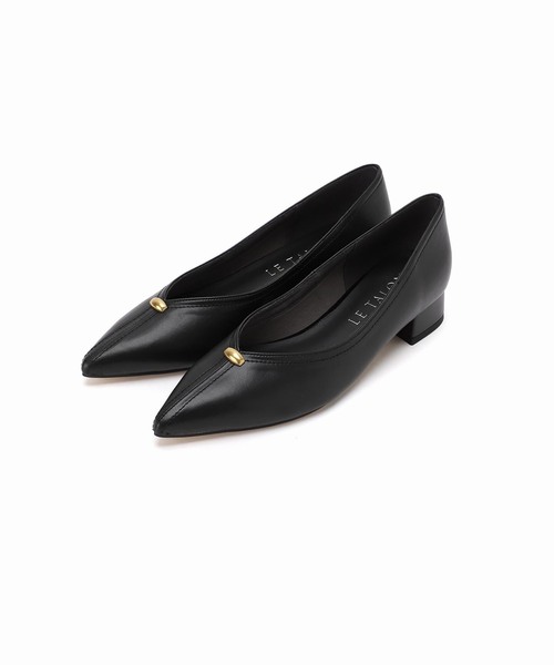 LE TALON（ル タロン） パンプス 「追加」3cmVカットメタルパンプス