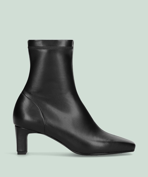 「MAMIAN」 ショートブーツ S ブラック レディース_画像2