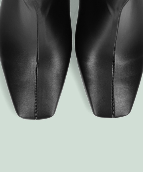 「MAMIAN」 ショートブーツ S ブラック レディース_画像4