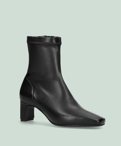 「MAMIAN」 ショートブーツ S ブラック レディース_画像6