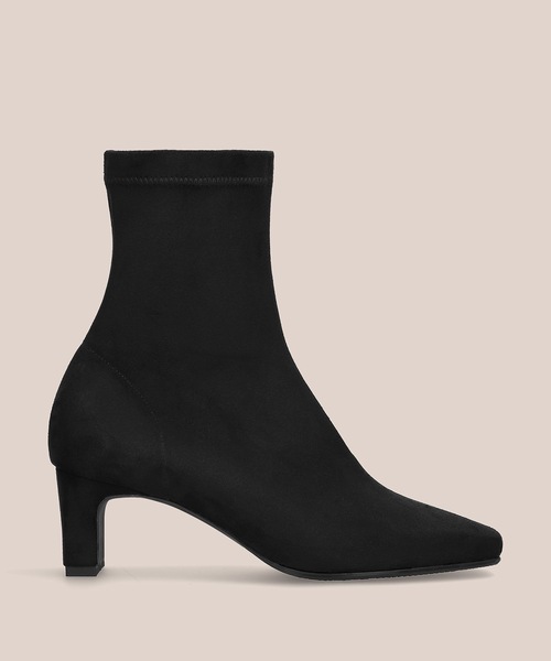 「MAMIAN」 ショートブーツ S ブラック レディース_画像7