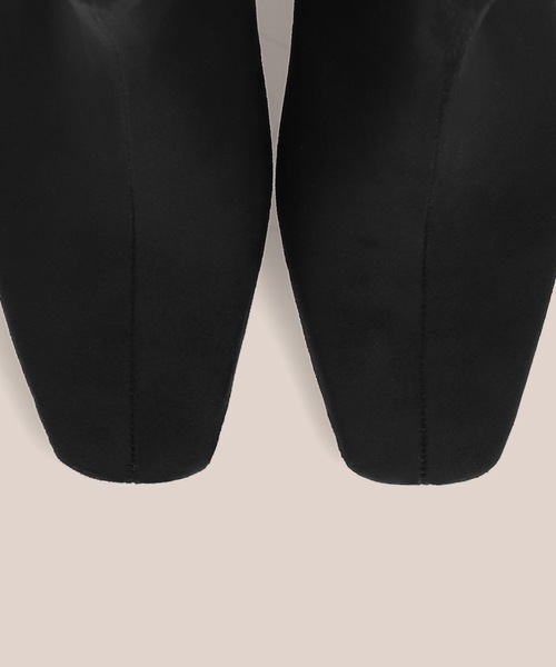 「MAMIAN」 ショートブーツ S ブラック レディース_画像9