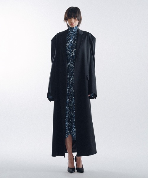 コート チェスターコート Trudge Tailored Wool Calze Coat レディース