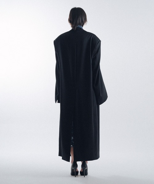 コート チェスターコート Trudge Tailored Wool Calze Coat レディース メンズの画像