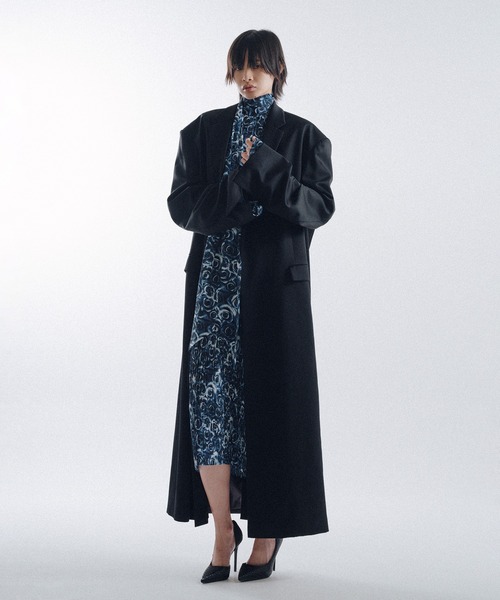コート チェスターコート Trudge Tailored Wool Calze Coat レディース メンズの画像