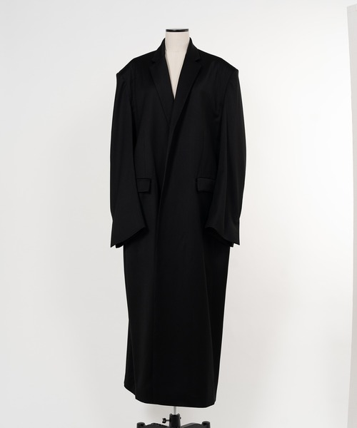 コート チェスターコート Trudge Tailored Wool Calze Coat レディース メンズの画像