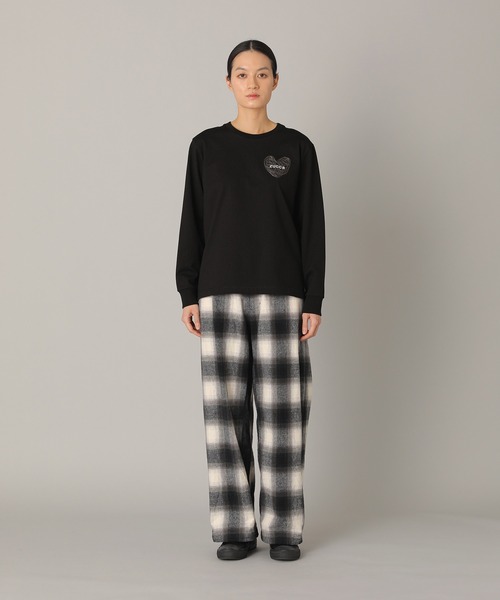 「ZUCCa」 長袖カットソー M size ブラック レディース_画像4