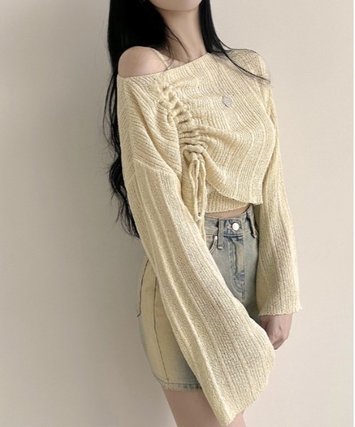 「gossip！ロサンゼルス」 ニットアンサンブル FREE ベージュ レディース_画像7