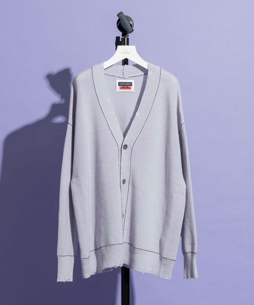 MAISON SPECIAL（メゾンスペシャル） ニットカーディガン 2 ラベンダー