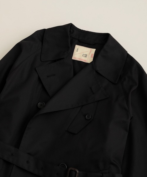 [NANO universe] тренчкот S бежевый мужской 