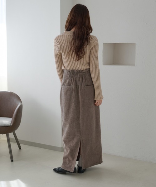 raffime（ラフィミー） スカート 「セットアップ可能」ベロアナロー